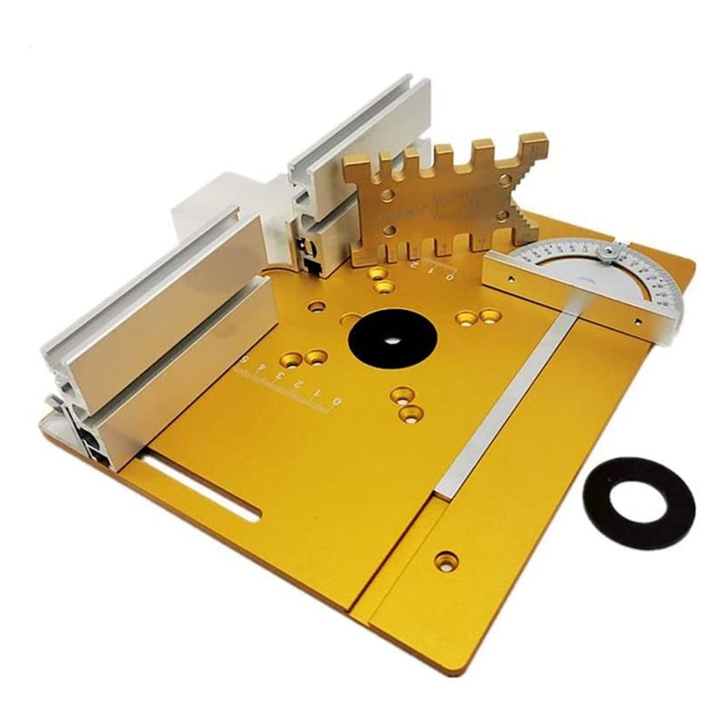 Router Table Insert - WORTHOWN-Upgrade Aluminium Router Table Insert Plate