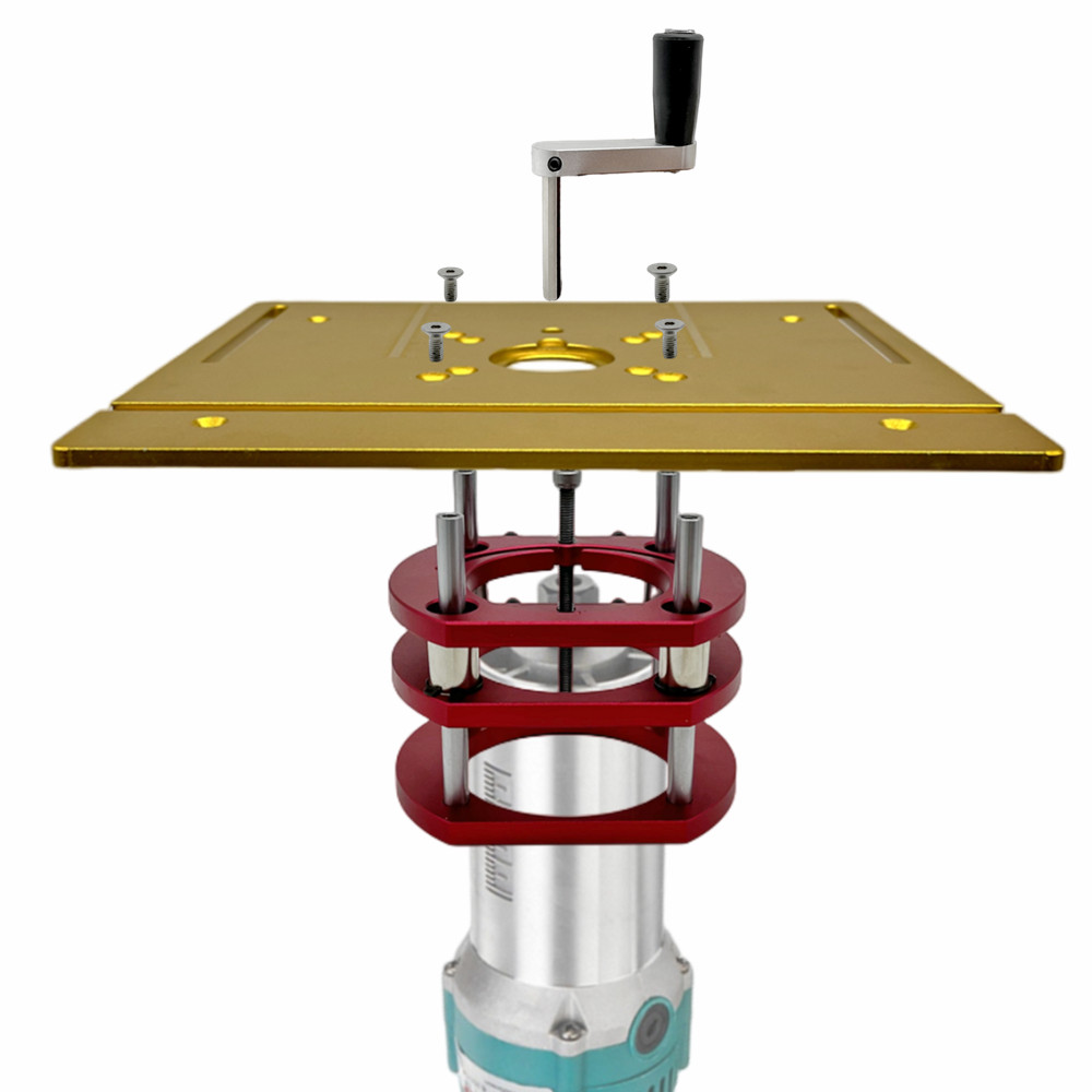 Router Table Insert - Aluminum Router Lift Kit with Insert