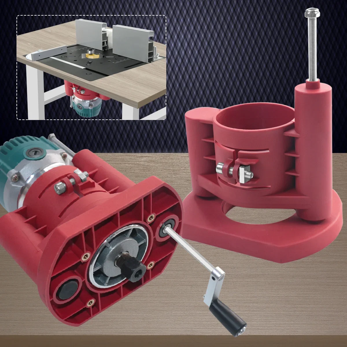 Router Table Insert - Precision Router Lift -Router Table Lift