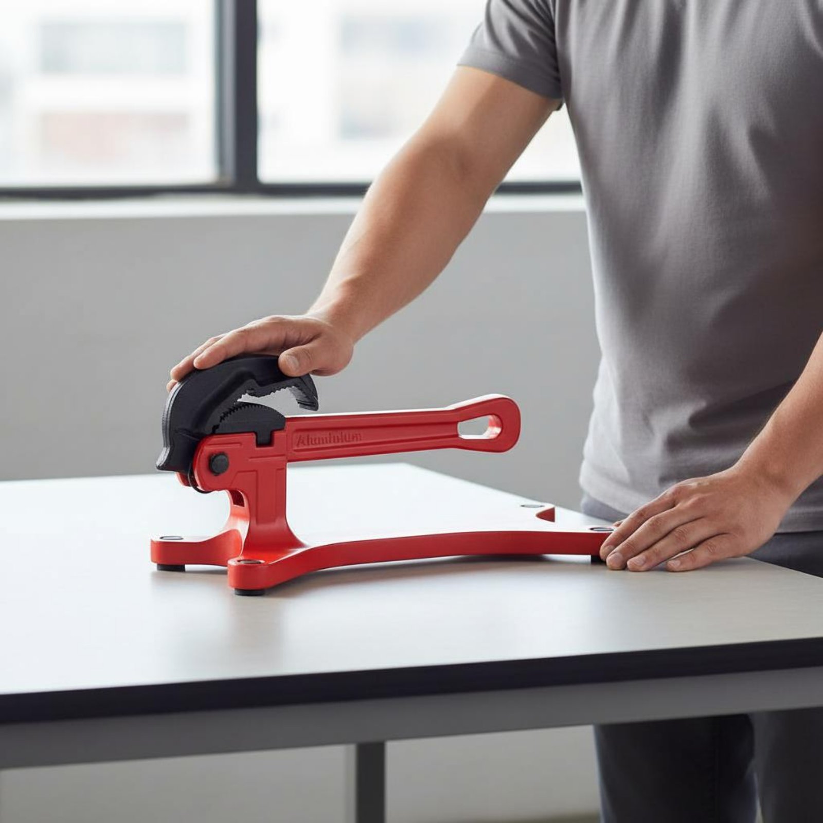Mini Workshop Tools - Self-Locking Pipe Wrench Portable Self-Adjusting Pipe