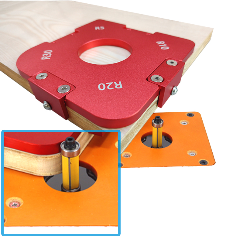 Router Table Insert - Round Corner Jig Templates R5 R10