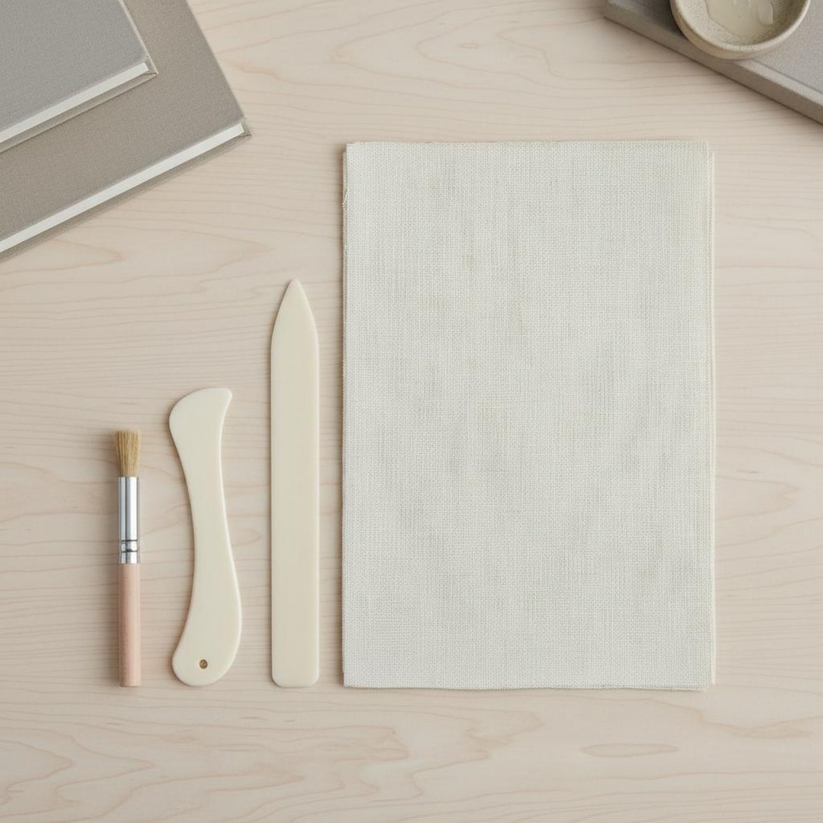 4 Pieces Bookbinding Cloth and - огляд і ціна Tools Set Workshop