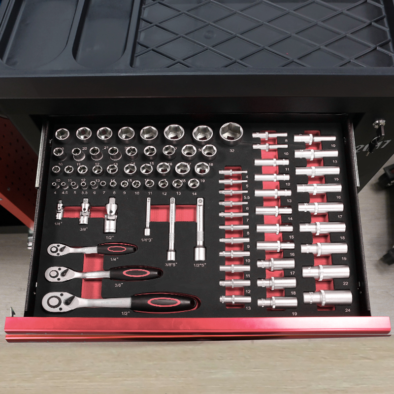 7 Drawer Tool Trolley With 273 - огляд і ціна Tools Set Workshop