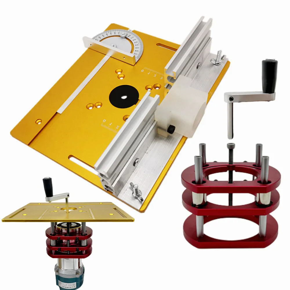 Aluminum Router Lift Kit with  - огляд і ціна Router Table Insert