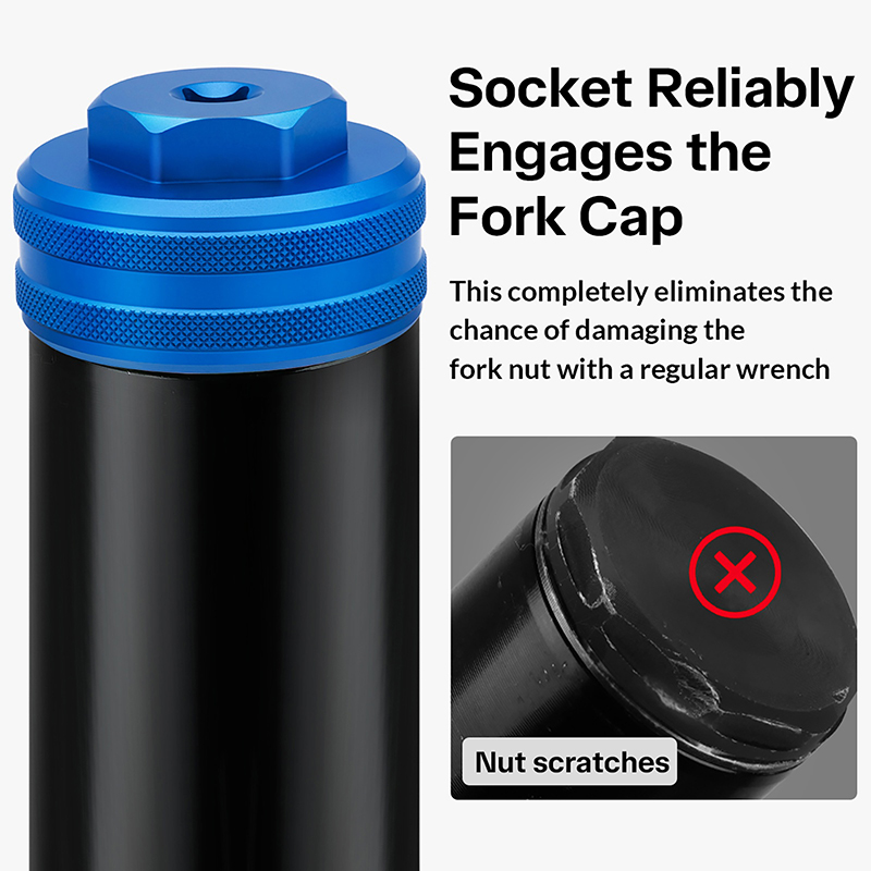 GMIPIX Fork Cap Nut Socket 45  - огляд і ціна Tools For Motorcycle Workshop