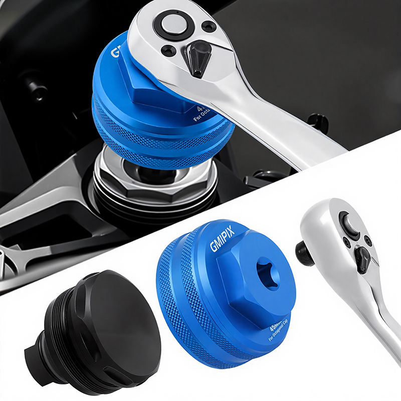 GMIPIX Fork Cap Nut Socket 45  - огляд і ціна Tools For Motorcycle Workshop